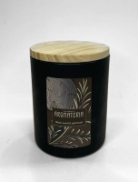 Ароматическая свеча Premium "Black wood & Pachouli" Aromateria, 230 мл.