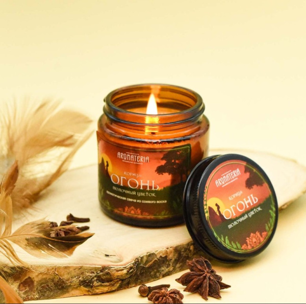 Ароматическая свеча "Огонь" 120 мл