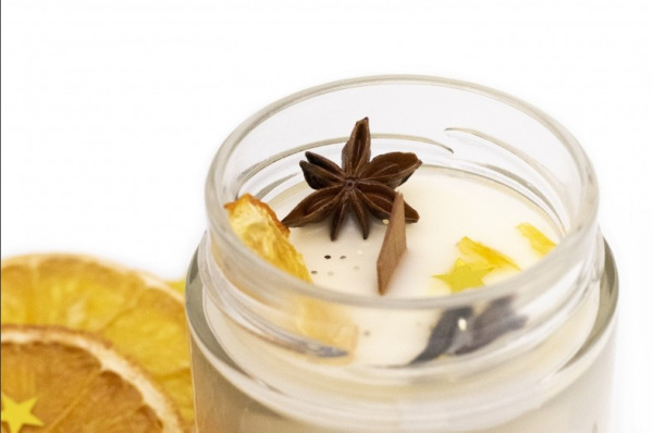 Ароматическая свеча "Новогодний цитрус" 200 мл