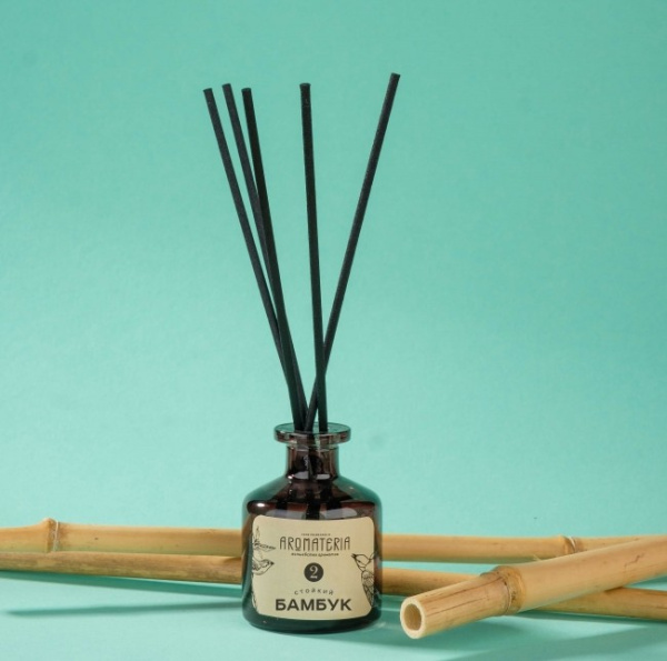 Ароматический диффузор для дома «Стойкий Бамбук» Aromateria №2 50 мл