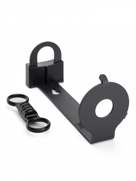 Держатель настенный антивандальный с замком