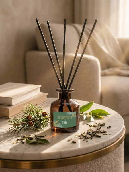 Ароматический диффузор для дома “Вита” Aromateria, 50 мл.