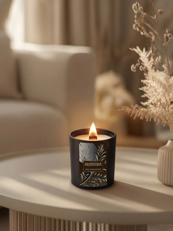 Ароматическая свеча "Black wood & Patchouli", 230 мл