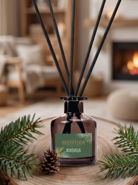 Ароматический диффузор для дома “Живица” Aromateria, 50 мл